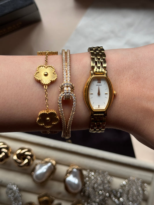 Seiko gold watch