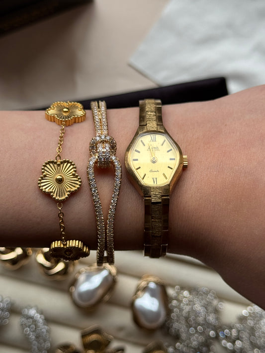 Limit gold toned watch