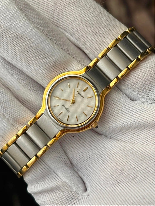 Seiko two toned working watch