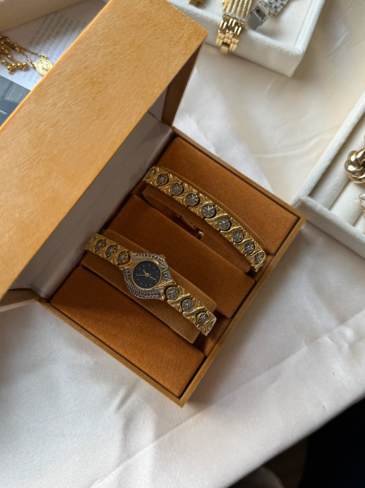 Rojas two toned watch