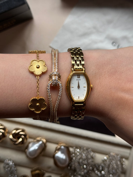 Seiko gold watch