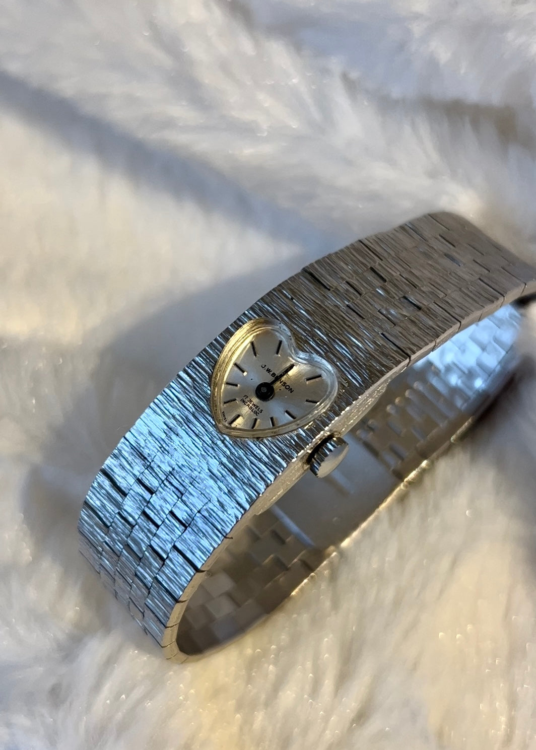 Silver Heart Watch